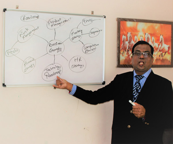 Common Man - Suryakant giving his Presentation