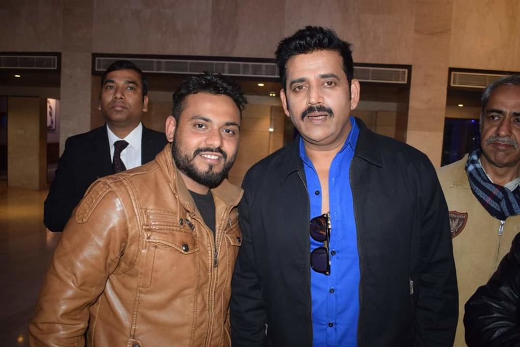 Fearless journalist Gaurav Sharma with Actor Ravi Kishan