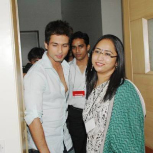 Mayura Amarkant with Shahid Kapoor