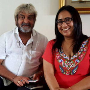 With Mahesh Manjrekar