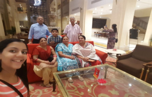 Aditi Anand with her Family