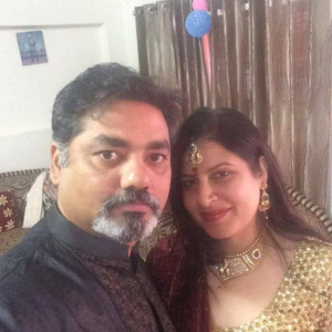 With Namrata, My Saviour