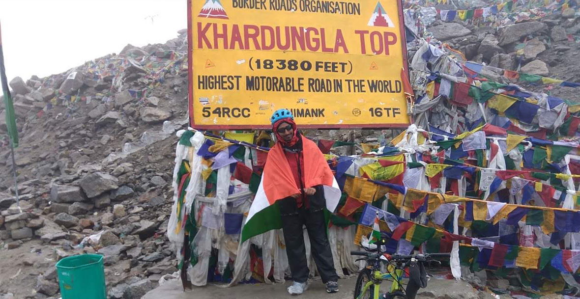 A motivational story about struggles and success of a cyclist Manoj sharma