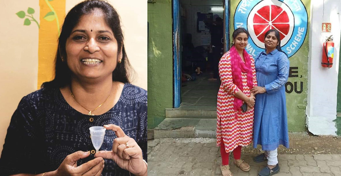 Seema khandale - a social worker who loves serving people.