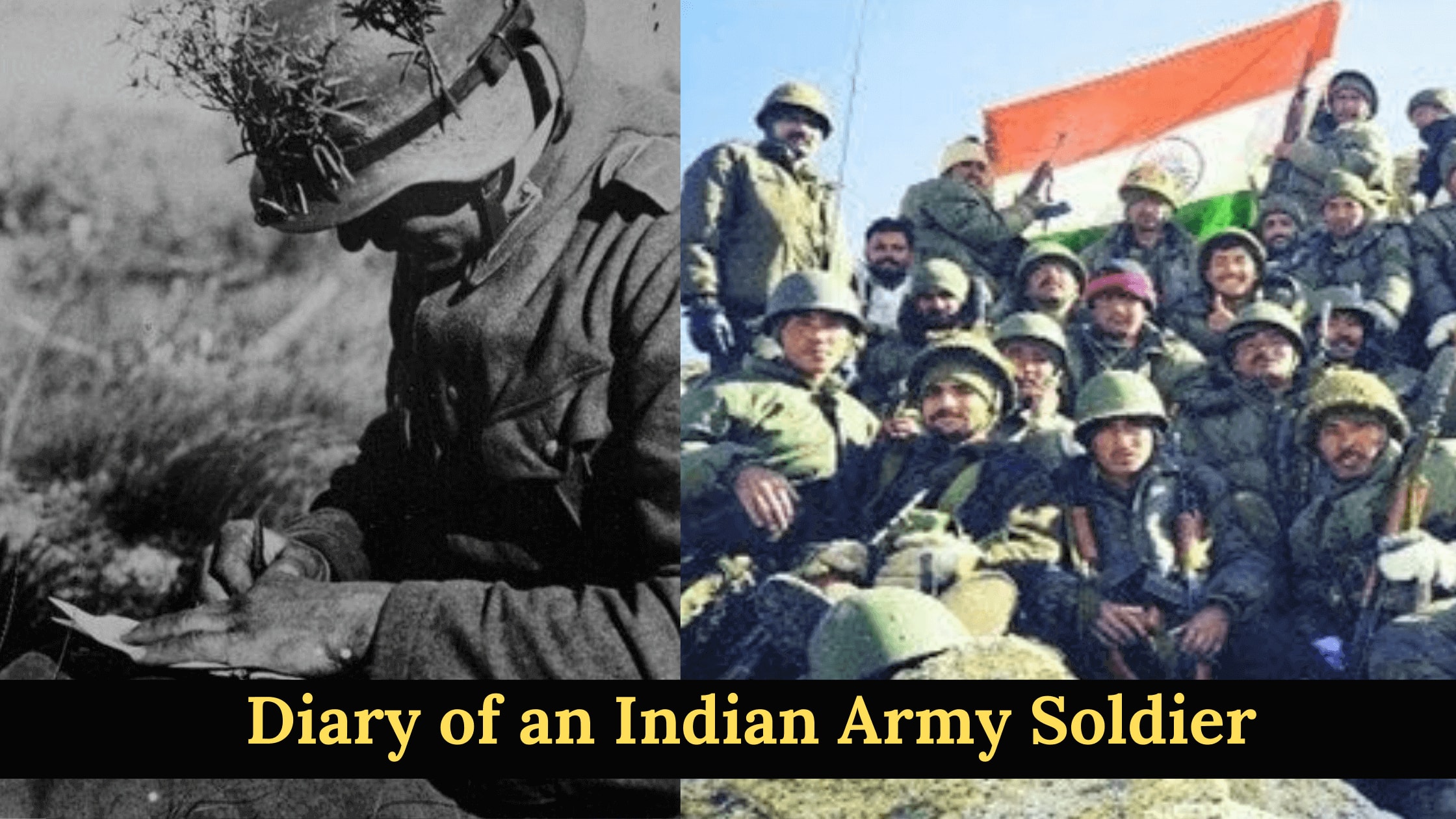 diary of indian army soldier