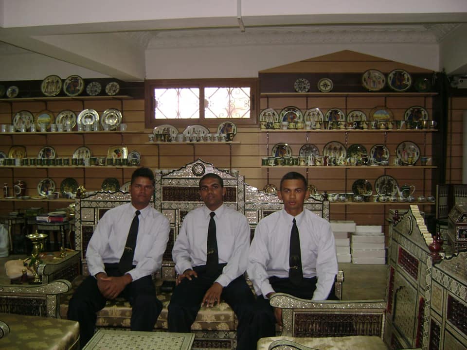 Bhaskar with friends