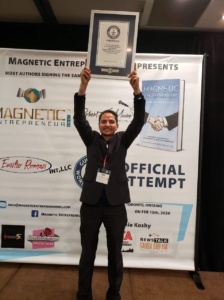 Dr. Pravin Patel receiving the award