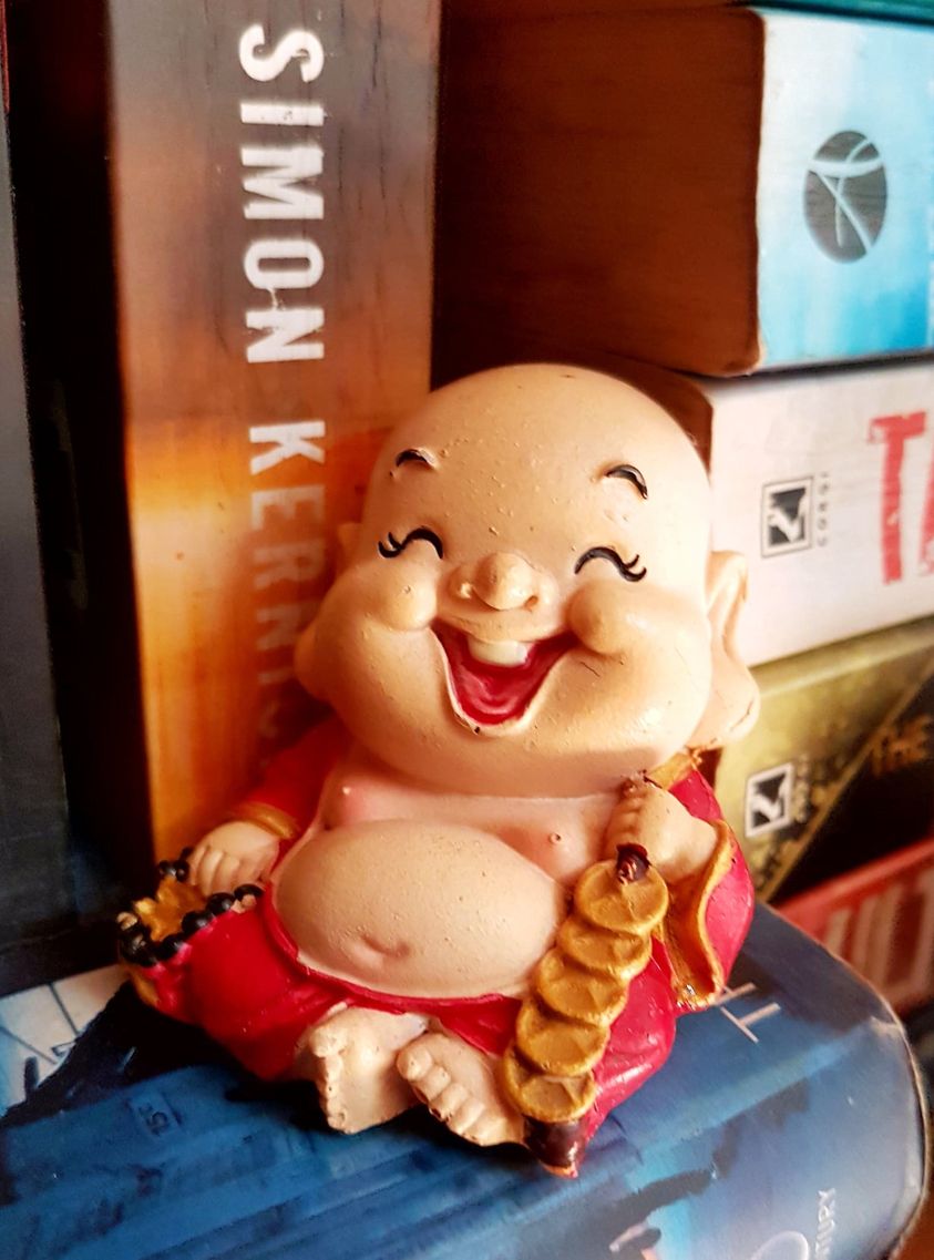 The little Smiling Buddha and Zen meditation