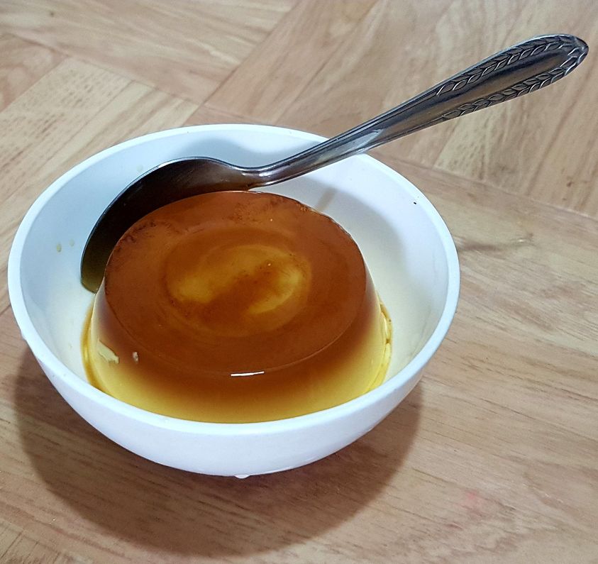 A Chelia dairy Caramel Custard that is to kill for or to die for!