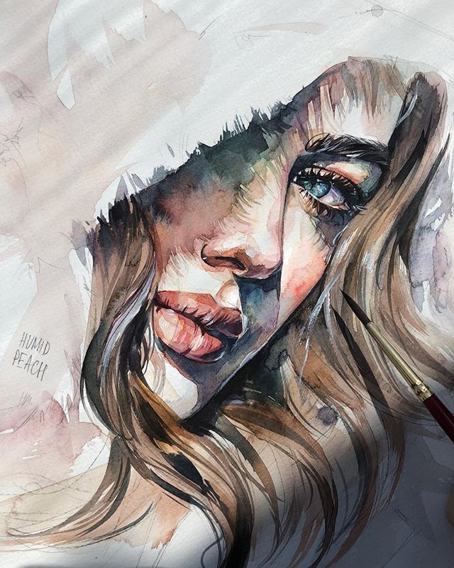 Drowning in her eyes -words by James Sterling