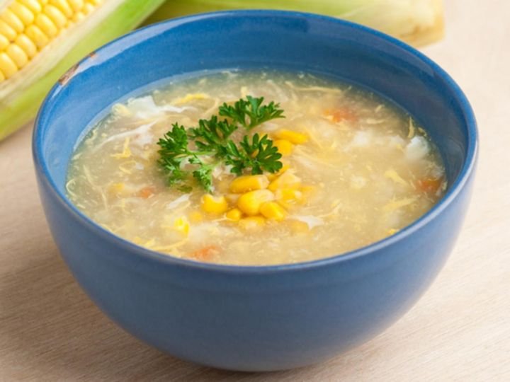 Sweet Corn Chicken Soup for Covid-like symptoms