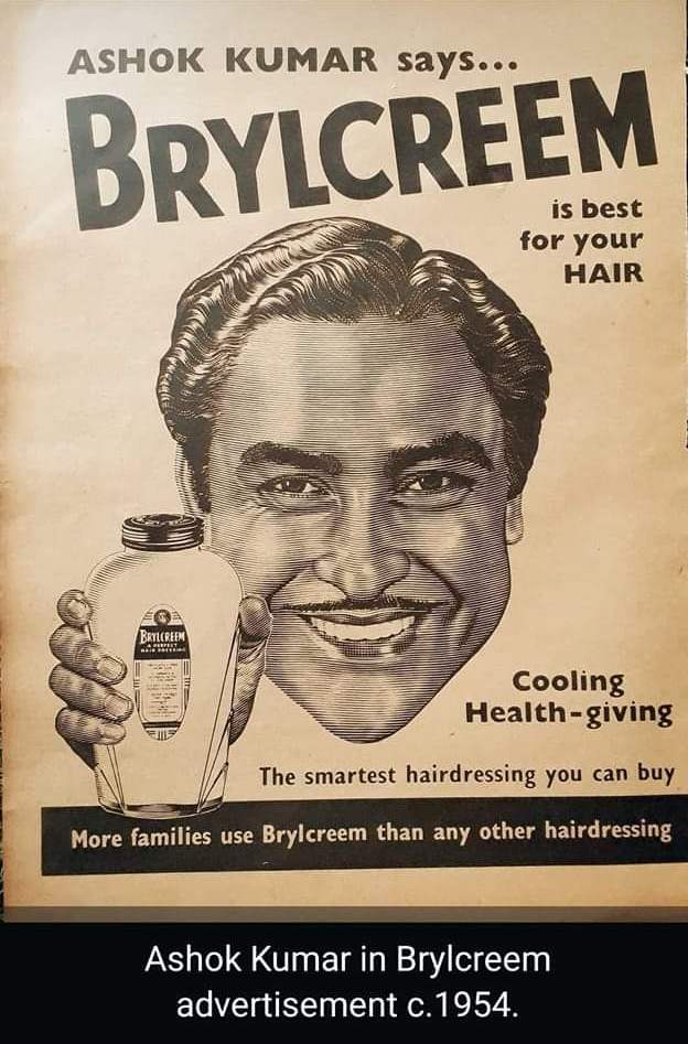 Ashok Kumar was a Brylcreem man