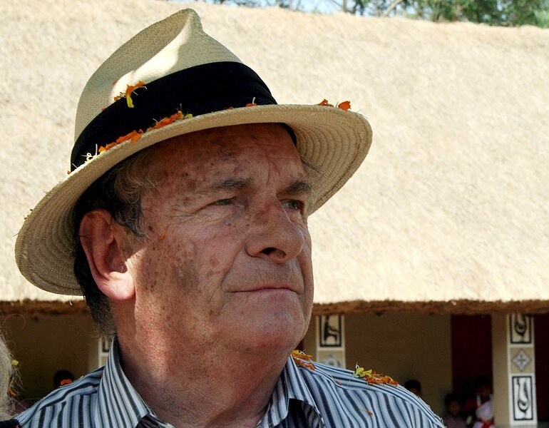 Dominique Lapierre… …lunch at a table by the window