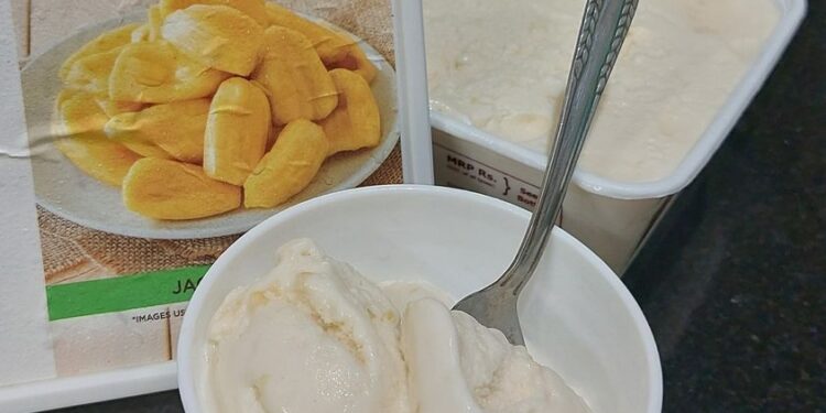 An Ice-cream made of Jackfruit!