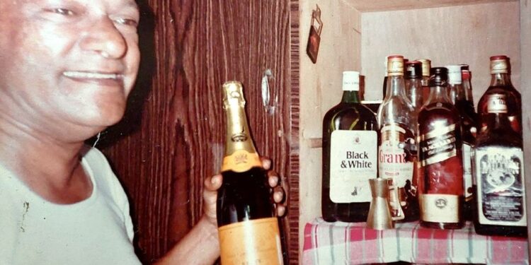 Raising a toast to my dad