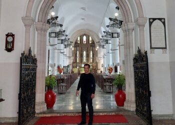 The peace and quiet of St. Thomas Cathedral