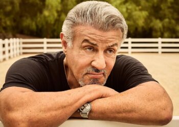 Sylvester Stallone at 77… still punching