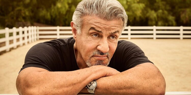 Sylvester Stallone at 77… still punching