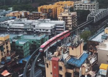 The Monorail in Mumbai…