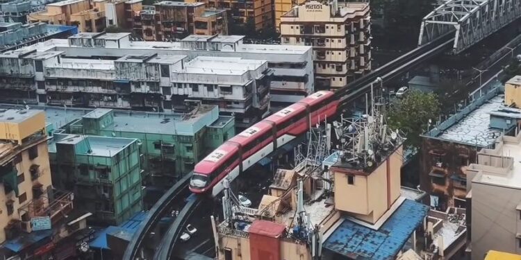 The Monorail in Mumbai…