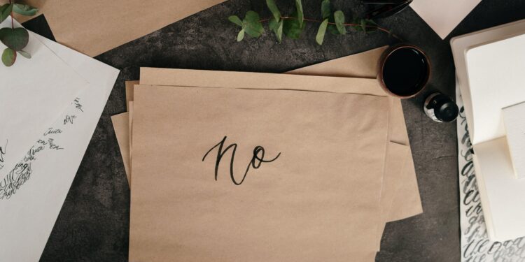 The Art of Saying No