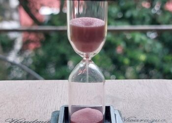 The hourglass and sands of time…