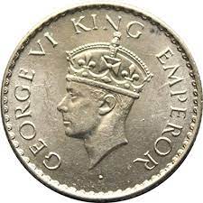 The King George VI silver rupee from Sholay
