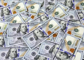 An image featuring money, that is, dollar bills.