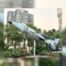 A Sea Harrier lands at Bandra…